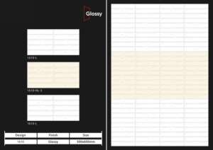 กระเบื้องบุผนังเซรามิกผิวมันเงา ขนาด 30x60 ซม. คุณภาพพรีเมียม สำหรับตกแต่งผนังภายในห้องครัว ห้องน้ำ ดีไซน์ทันสมัย - Product Image 4