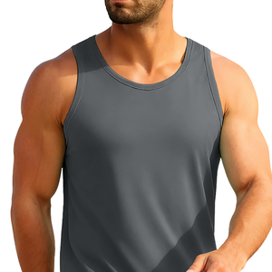 Camisetas sin mangas al por mayor para hombre, estilo urbano, con estampados y de algodón, para marcas de ropa urbana masculina al por mayor - Product Image 1