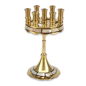 Porte-bougies Hurricane en bois de noyer avec incrustation de nacre, design carré fait main - OEM Personnalisé Vente en gros |   Aqudus Saleem Inde - Product Image 1