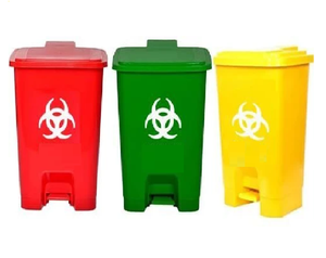 Cubo de basura de paleta de plástico, manos libres, solución higiénica de eliminación de residuos diseñada para la comodidad y la limpieza - Product Image 2