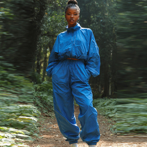 Crop Windbreaker Tracksuit Women Streetwear Short Rain Jacket Cargo Pants Set Waterproof <b>Wind</b> <b>breaker</b> Suits Ladies - Product Image 3