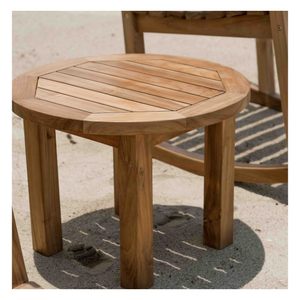 Hot Sale Best Quality Minimalist Teak Wood Solid Round <b>Coffee</b> <b>Table</b> Durable & Termite Resistant for Indoor/Outdoor Use - Product Image 1