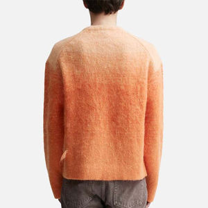 Custom Logo Mohair Sweater Soft Warm Knitwear Sweater for Winter Fashion OEM Manufacturer Supplier - Product Image 3