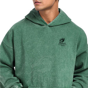 Sweat-shirts pour hommes surdimensionnés de qualité supérieure, best-sellers, effet délavé, avec logo personnalisé, faible MOQ, marque privée et meilleur prix - Product Image 6