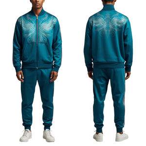 Chándal de Cristal Aurora con Pedrería para Hombre, Ropa Casual de Moda, Precio de Mayoreo en Oferta - Product Image 2