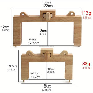 Sac fait main personnalisé Poignée de sac à main en bois Poignée de sac à main pour femme Poignée de sac à main en bois Par Falak World Export - Product Image 5