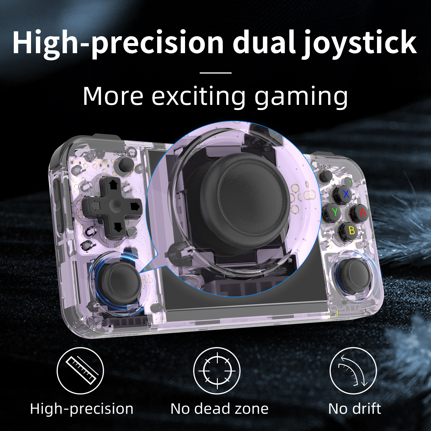 Anbernic RG35XX H - 64GB Handheld Game Console with 6900 Games