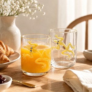 Handmade Borosilicate 310ml Clear Drinking <b>Tumblers</b> Lead-Free <b>Whisky</b> Water Juice Glasses Reusable Bulk - Product Image 5