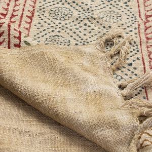 Hand Block Cotton Printed Custom Print <b>Blanket</b> Sofa Couch 100% Cotton <b>Luxury</b> Throws for Home Decor - Product Image 6