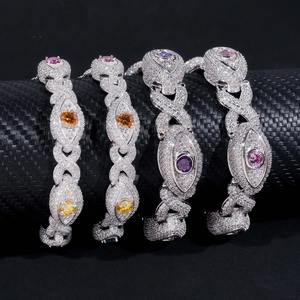 กำไลข้อมือเพชรโมอิสซาไนต์แบบคลาสสิกที่เป็นมิตรกับสิ่งแวดล้อม  มีจำหน่ายแบบสั่งซื้อจำนวนมาก  รับทำแบรนด์และพิมพ์โลโก้ตามสั่ง - Product Image 6