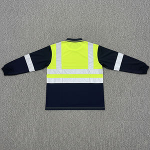 Reflective Safety Polo Shirt for <b>Construction</b> Site and Road Maintenance Workers - Product Image 2