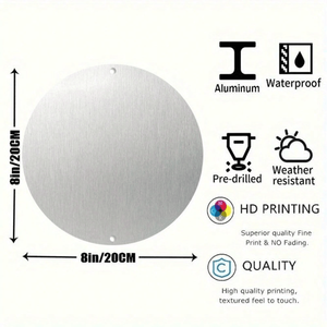 CIFbuy Targa Rotonda in Metallo Vintage con Motivo Moto Classica per Decorazione Murale, per TikTok e Servizio di Ritiro Temu - Product Image 5