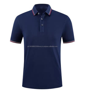 Camisa Polo de Manga Corta para Hombre, Diseño Personalizado con Logotipo Impreso, Cuello a Rayas de Seda de Hielo, Ropa de Trabajo de Verano, Camisa de Algodón - Product Image 4