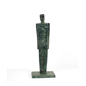 Nouvelle arrivée fonte petite statue en aluminium avec finition patine verte Statue décorative pour la maison à vendre - Product Image 5