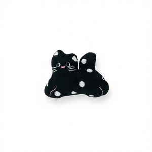 Ilan Decorative <b>Cat</b> Ornament 5x6cm Black With White Dots Home Decor - Product Image 1