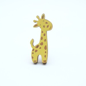 Wholesale Contemporary Acacia Wood Durable Kids Drawer <b>Knobs</b> Giraffe Cabinet <b>Dresser</b> Pulls Yellow Easy Installation - Product Image 1