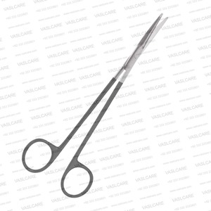 กรรไกรตัดเย็บแบบโค้ง Kaye Facelift Serrated Supercut (14.5 ซม.) สำหรับผ่าตัดเนื้อเยื่อใบหน้า เครื่องมือผ่าตัดพลาสติกและหู คอ จมูก โดย Vaslcare - Product Image 3