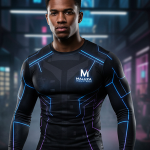 Wholesale Compression Shirt Sublimation Print Breathable Spandex Running Base Layer Athletic Tight Fit Sportswear Tee - Product Image 6