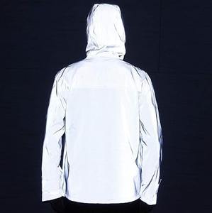 Chaqueta Cortavientos Reflectante para Hombre, Ligera, Impermeable, Deportiva, para Correr, Senderismo y Actividades al Aire Libre - Product Image 4