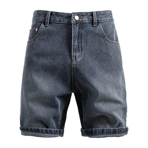 Shorts en jean pour homme de haute qualité, coupe droite, décontractés, 100% coton, respirants, imperméables, service OEM - Product Image 5