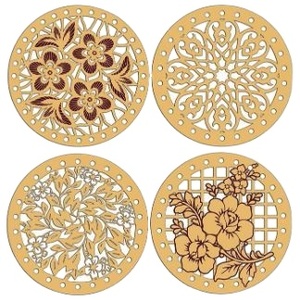 Posavasos moderno ecológico bebida MDF 3,75 sublimación tablero duro Mdf Squarestone posavasos personalizado con posavasos trasero de corcho - Product Image 4