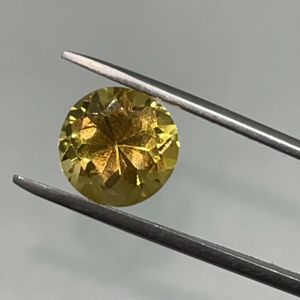 Citrino Dorado Natural de 1.25MM, Corte Brillante Redondo, Gema Suelta de la Mejor Calidad para la Fabricación de Joyas - Product Image 1