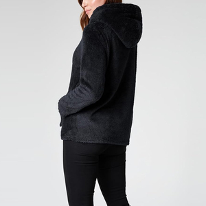 Women <b>Teddy</b> Fleece <b>Hoodie</b> Oversized Winter Warm Sherpa Pullover <b>Hoodie</b> Casual Streetwear Custom Logo Wholesale Factory - Product Image 6