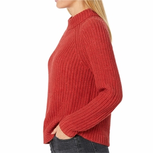 Suéter de Punto Acanalado para Mujer, Cuello Redondo, Suave y Cálido, Manga Larga, 100% Lana, Antipilling, Prenda de Punto Premium - Product Image 4