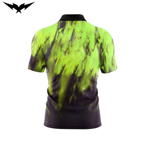 เสื้อทีมโบว์ลิ่งคุณภาพสูงแบบยูนิเซ็กซ์ พร้อมโลโก้และชื่อทีมสั่งทำพิเศษสำหรับผู้ชาย  แบบซับลิเมชั่น - Product Image 6
