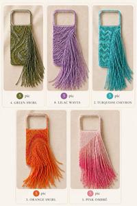 งานฝีมือศิลปะ Whimsy Art Craft WAC-0002 งานปักลูกปัดผ้าฝ้าย  ซองมือถือหรูหรา  ลายแบบสั่งทำ  งานแฮนด์เมดประณีตด้วยลูกปัดเม็ดเล็ก - Product Image 5