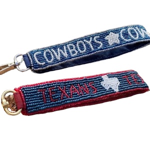 Handmade Fashion Fabric Beaded Keychain Personalized Name Animal Design Keyring Souvenirs Durable Construction Adjustable <b>Key</b> - Product Image 2