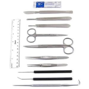 Kit de dissection en acier inoxydable pour laboratoire de biologie et ensemble de scalpels d'anatomie pour étudiants en médecine et en médecine vétérinaire, durable - Product Image 5