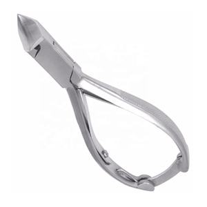 Gran oferta, cortador de uñas para cutículas de acero inoxidable de alta calidad, cortador de uñas de los pies, doble resorte, mango texturizado de 14cm - Product Image 4