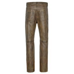 Pantalones de Cuero Napa 100% Genuino Personalizados, Pantalones de Motociclista Estilo Vaquero para Hombre, Pantalones de Cuero Real de Primera Calidad para Motociclistas - Product Image 3