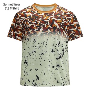 เสื้อยืดแขนสั้นพิมพ์ลายผ้าฝ้าย 100% สำหรับผู้ชาย - Product Image 4