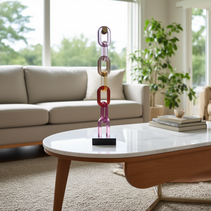 Modern Geometric Iron Art Sculpture Decorative Home <b>Coffee</b> <b>Table</b> Ornament - Product Image 3