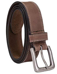 Cinturón Casual de Lujo para Perro de Cuero Vacuno, Hebilla de Acero Resistente y Ecológica, Diseño a Cuadros, Premium, Duradero, Ajustable, Precio al por Mayor - Product Image 1
