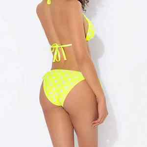 Traje de Baño de Tela con Diseño Decorativo de Lujo, Esencial para Vacaciones, Bikini de Playa para Mujer - Product Image 3