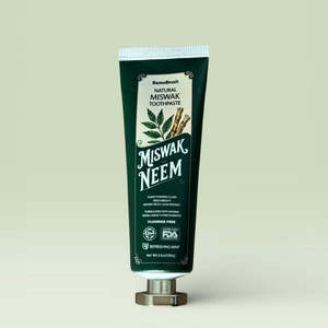 Dentifrice Halal Herbal Anti-Caries Miswak avec Neem et Nano Hydroxyapatite pour Soins Bucco-Dentaires à Domicile pour Adultes - Product Image 2