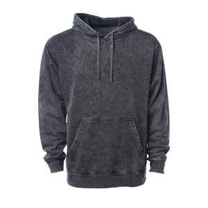 เสื้อฮู้ดดี้ผู้ชายทรงปกติ ผ้าฝ้ายฟลีซหนา 220 กรัม ระบายอากาศได้ดี แห้งเร็ว เป็นมิตรกับสิ่งแวดล้อม สีซีดแบบวินเทจ ล้างด้วยกรด ให้ลุคเก่าแบบดิสเทรส - Product Image 4