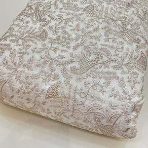 Tissu brodé malté, tissus textiles, tissu dentelle, tissu organza pour marques de mode, approvisionnement en vêtements, vente en gros, export en vrac, achat - Product Image 4