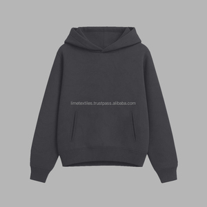 เสื้อฮู้ดดี้แบบสวมหัว โพลีเอสเตอร์ 100% คุณภาพสูง หนานุ่ม ถักทออย่างดี เป็นมิตรต่อสิ่งแวดล้อม สำหรับผู้ชายและผู้หญิง รับผลิตตามแบบ - Product Image 5