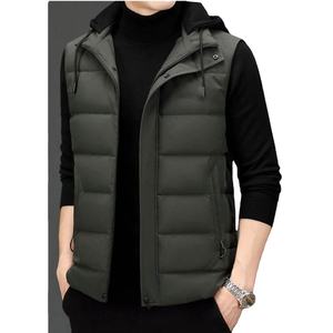 Customized Wear Hot Selling Premium Quality Puffer <b>Vest</b> <b>Slim</b> Fitness Cotton Polyester Made Puffer Wear For Men New Fashion - Product Image 2