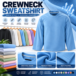 Maillot d'entraînement de hockey sur glace pour homme, couleur turquoise unie, manches longues, col rond, chemise d'entraînement - Product Image 6