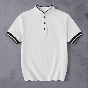 Camiseta Polo Clásica para Niños Pequeños, Tejido Transpirable, Diseño Sólido, Manga Corta, Ropa Casual de Verano - Product Image 2