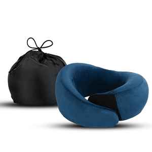 ARAAMI Premium memory foam Snack <b>Neck</b> <b>Pillow</b> for <b>travel</b> airplane car kids and adults ergonomic comfort portable <b>support</b> - Product Image 2