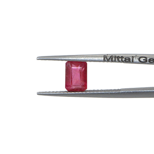 Rubis naturels de Bangkok, octogones calibrés 5x7mm, pierres précieuses de rubis naturelles facettées pour la création de bijoux, prêtes à l'emploi - Product Image 2