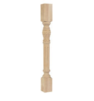 Pieds de table modernes et minimalistes en bois massif sculpté, faits à la main, robustes, faciles à installer, pour remplacement dans le salon ou l'appartement