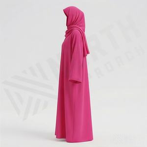 Ensemble de vêtements islamiques Abaya pour femmes, robe de prière modeste, ensemble Abaya avec jilbabs, deux pièces, costume Abaya pour femme, couleur personnalisée - Product Image 3
