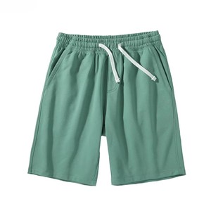 Men's Solid <b>Purple</b> Bermuda Shorts Drawstring Waist Casual Breathable Knitted Polyester Shorts Mid Rise With Pockets OEM ODM - Product Image 3